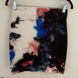 Zara mini skirt, elastic waist, size M